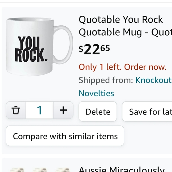 YOU ROCK!   Mug/Cup - Picture 2 of 2
